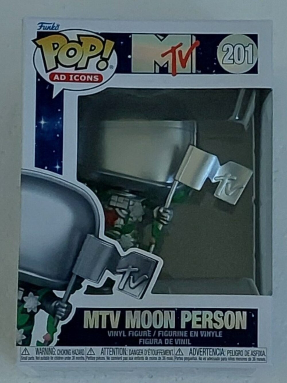 MTV 40th Anniversary Moon Person Funko Pop! #201